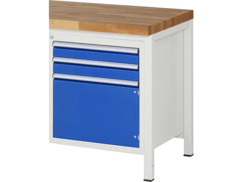 lade-/kastonderbouw,v. werkbank,HxBxD 620x580x650mm,1kast,2lade(n)