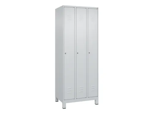 locker,HxBxD 1950x750x500mm,3vak,vak B 250mm,cil.-slot,voeten