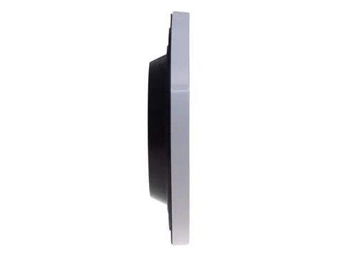 Wandklok MAUL Step RC Ø30x5cm kunststof wit/wit