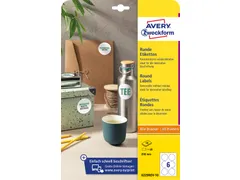 Ronde Etiketten Diameter 80 Mm Wit