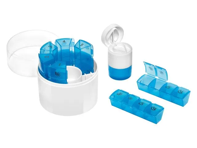 Medicijndispenser First Aid Only 7 dagen met tabletbreker