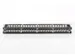 Modulair Patchpaneel 48-poorts Tekstveld 1U Rackmontage Zwart RAL 9005