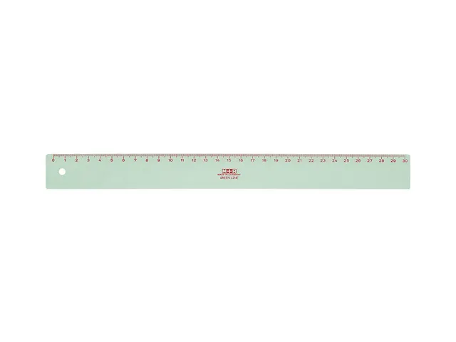 Règle en plastique M+R 30 cm GREEN LINE 30 cm en matériau biologique