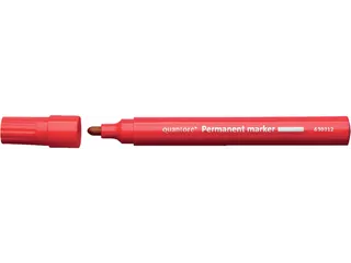 Quantore Permanent marker rond 1-1.5mm rood - 1