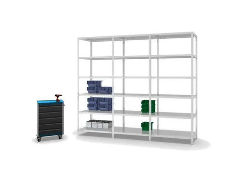 magazijnstelling,grondveld,HxBxD 2500x1000x600mm,vaklast 200kg
