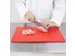 Hygiplas Snijplank glad LDPE 45x30x1cm Rood