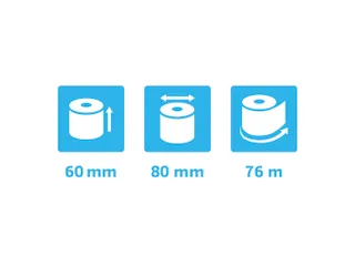 Exacompta Kassarol 60mmx80mmx12mmx76m - 4