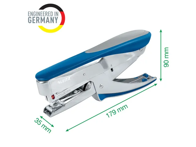 Niettang Leitz bovenlaadmodel P3 30 vel blauw