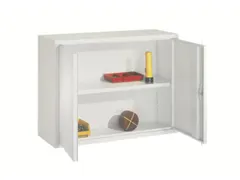 Hangkast 600x800x300mm 1 Verstelbaar Legbord Ral 7035 Front Ral 7035