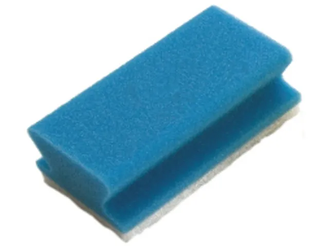 Diversey Taski Reinigingsspons Pad Blauw-Wit 14x8cm pak 10 Stuks