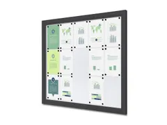 Outdoor Vergrendelbaar Notitiebord Slim 15xA4 Antraciet