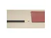 Onderlegger PU 40x80cm zwart/rood