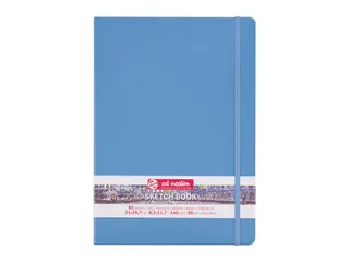 Schetsboek Talens Art Creation 80 witte vellen 140gr 210x300mm blauw - 1