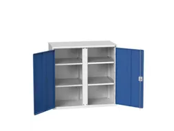 universele kast,HxBxD 1000x1050x550mm,4xStalen bodem,draaigrendelslot