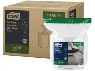 Reinigingsdoeken Voor Oppervlakten Vulling Doos 4 Pak à 58 Vel - 1