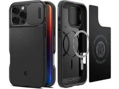 Optik Armor MagSafe Apple iPhone 17 Pro Max Hoesje Camera Slider Zwart