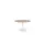 Linesto Vergadertafel Vaste Hoogte 120cm Rond Havana/Kersen 25mm Wit