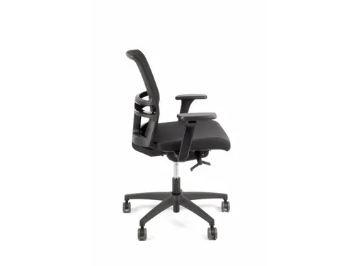 Bureaustoel EN1335 Linea Omnia 02 zwart/zwart met 3D armleuning
