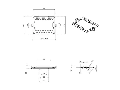 Addit universele laptophouder 040 wit
