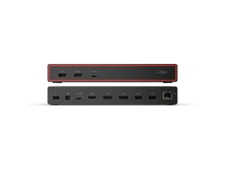 Lenovo ThinkPad USB4 Dock 5000, Bedraad, Thunderbolt 4, 65 W, 1000 Mbi - 2