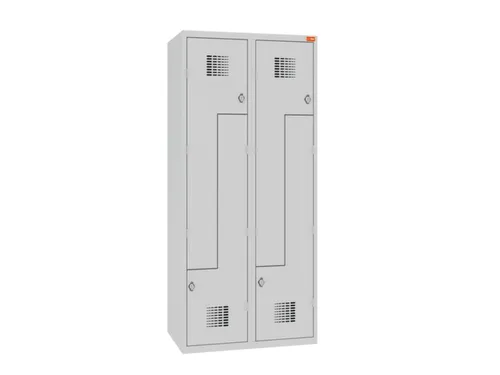 Z-garderobekast,HxBxD 1800x800x500mm,draaigrendel,romp RAL7035