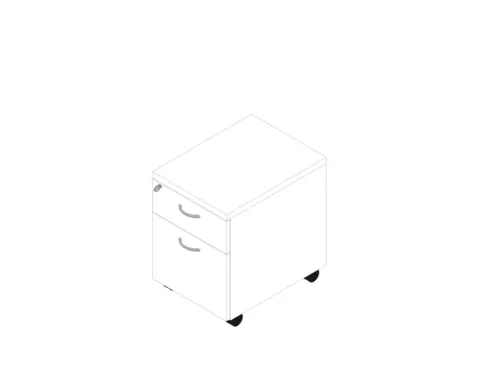 mobiel ladeblok,HxBxD 580x420x560mm,1lade(n),1hangmappenframes