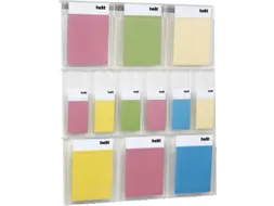 wandfolderhouder HxBxD 978x852x54mm 6xDIN A4/6xDIN lang transparant