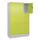lockerkast,HxBxD 1950x1200x500mm,3x3vakken,vak B 400mm,cil.-slot