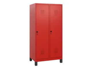 schoollocker,HxBxD 1630x800x500mm,2vak,vak B 400mm,draaigrendel,voeten - 2