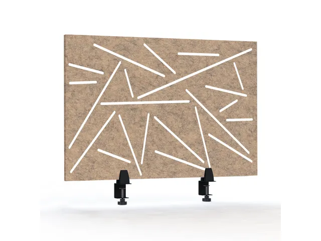 Ecran de séparation acoustique motif découpé 60x75cm Sable