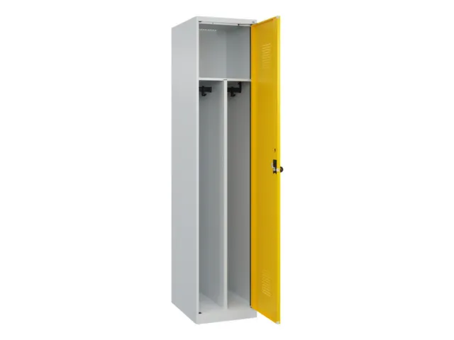 locker voor scheiding van kleding,HxBxD 1850x400x500mm,1vak