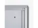 OUTLET Vitrine d'affichage intérieure Economy 2x A4 Argent
