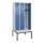 locker met bank,HxBxD 2120x900x815mm,3vak,vak B 300mm,draaigrendel