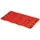 Roostertegel Hd-pe Lxbxh 800x400x25mm Rood