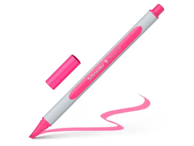 Markeerstift Schneider Shine-Up etui assorti 4 stuks