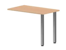 aanbouwtafel,i.h.v.,HxBxD 720-840x1000x600mm,NE-esdoorn