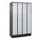 locker,HxBxD 1950x1200x500mm,4vak,vak B 300mm,cil.-slot,sokkel