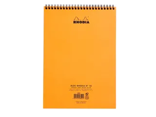 Spiraalblok Rhodia A4 lijn 160 pagina's 80gr oranje - 4