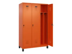 locker voor scheiding van kleding,HxBxD 1950x1200x500mm,3vak