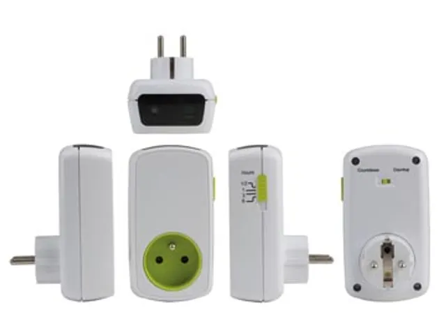 contactdoos met timer, wit, voor België