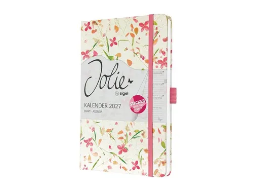 Weekagenda Beauty A5 2027 (NL/FR/EN/DU) Bloom Pink Hardcover