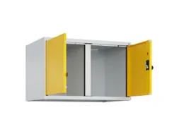 opzetkast,v. locker voor scheiding van kleding,2vak.,vak B 400mm