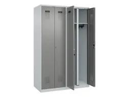 locker voor scheiding van kleding,HxBxD 1850x1200x500mm,4vak