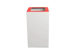 V-Part Top voor Modulaire Afvalbak 85 en 90 L Rood - 4