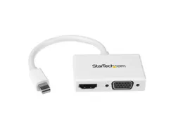 A/v-reisadapter Wit 2-in-1 Mini Displayport Hdmi-of-vga-converter