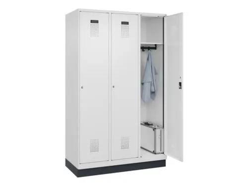 locker,HxBxD 1950x1200x500mm,3vak,vak B 400mm,cil.-slot,sokkel