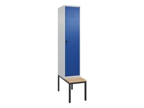 locker voor scheiding van kleding,HxBxD 2120x400x815mm,1vak