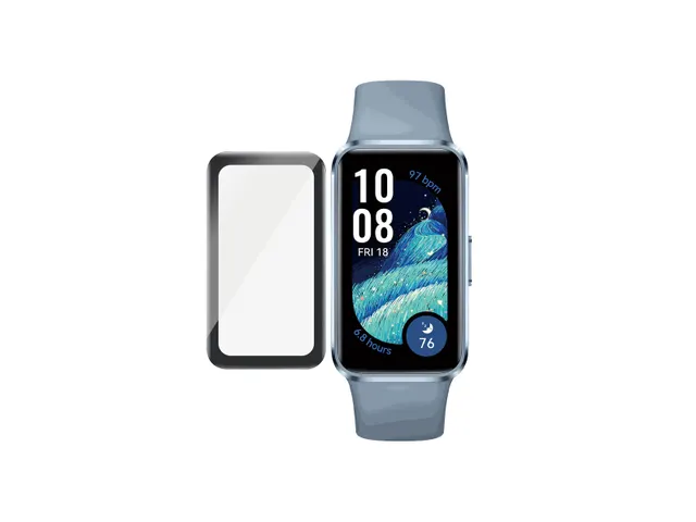 PanzerGlass SAFE. by Screen Protector w. Black Frame Huawei Band 10