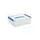Q-line opbergbox 10L transparant blauw - 40x30x11cm