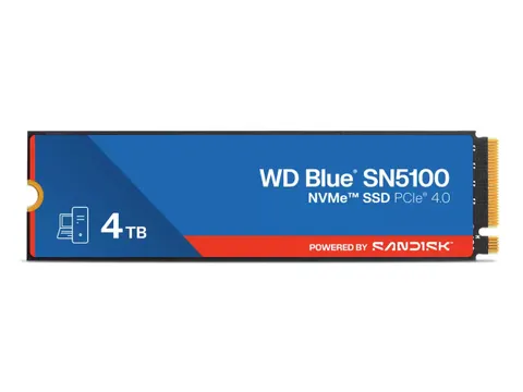 Western Digital WD Blue SN5100 4 TB M.2 PCI Express 4.0 NVMe QLC 3D NA